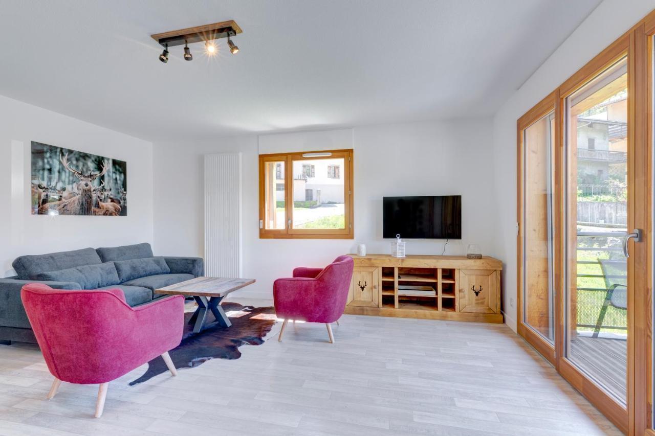 La Poudreuse - Duplex Avec Balcon Vue Montagne - Flumet فلوميه المظهر الخارجي الصورة