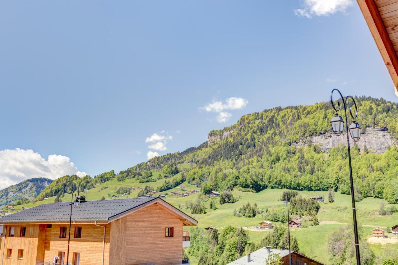La Poudreuse - Duplex Avec Balcon Vue Montagne - Flumet فلوميه المظهر الخارجي الصورة