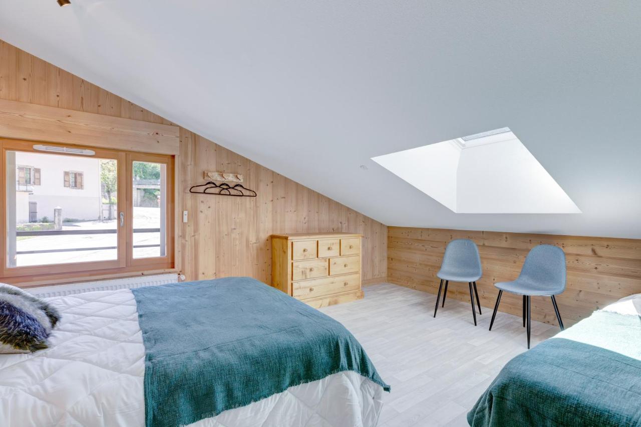 La Poudreuse - Duplex Avec Balcon Vue Montagne - Flumet فلوميه المظهر الخارجي الصورة