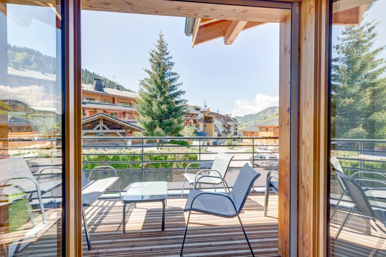 La Poudreuse - Duplex Avec Balcon Vue Montagne - Flumet فلوميه المظهر الخارجي الصورة