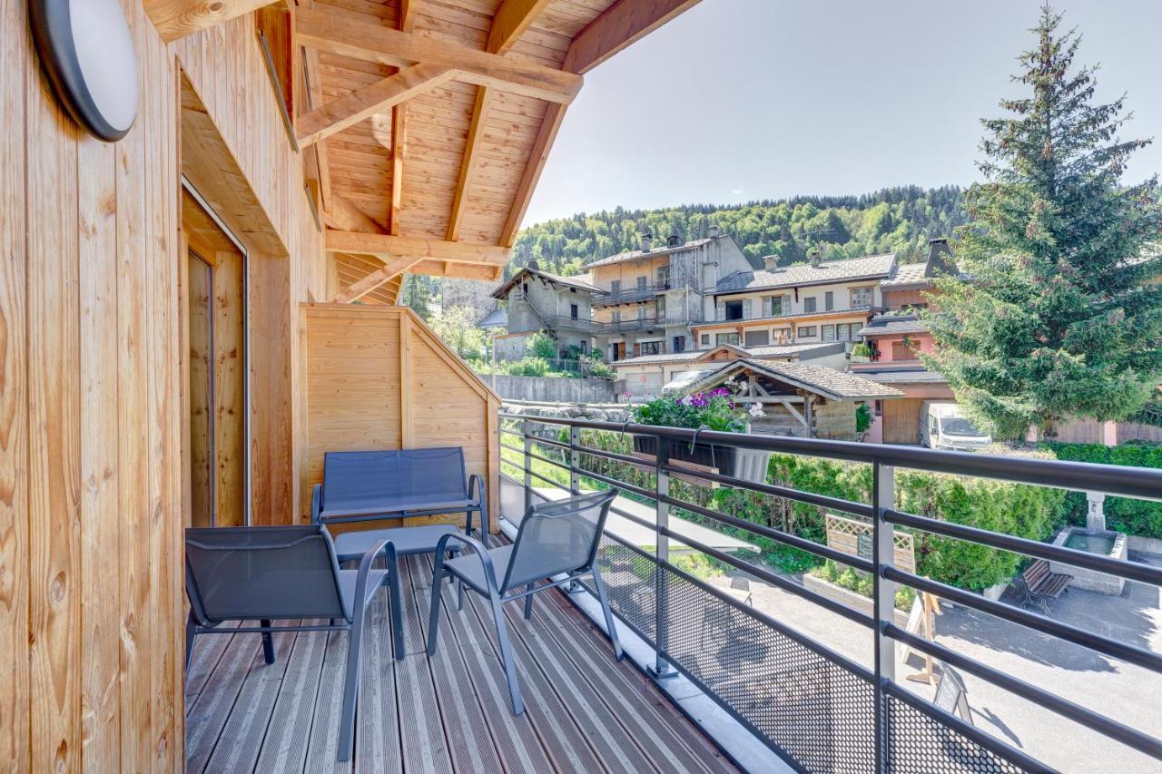 La Poudreuse - Duplex Avec Balcon Vue Montagne - Flumet فلوميه المظهر الخارجي الصورة