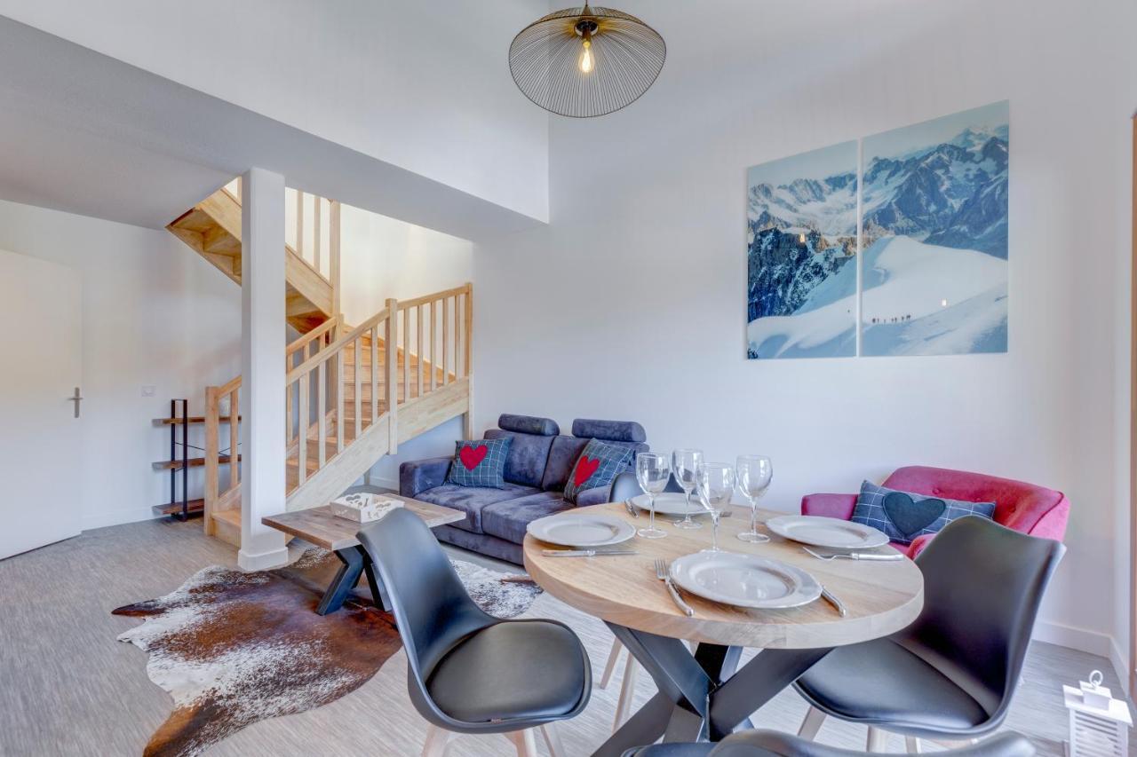 La Poudreuse - Duplex Avec Balcon Vue Montagne - Flumet فلوميه المظهر الخارجي الصورة